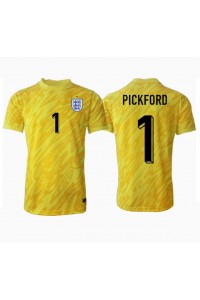 England Jordan Pickford #1 Keeper Fotballdrakt Borte Klær EM 2024 Korte ermer